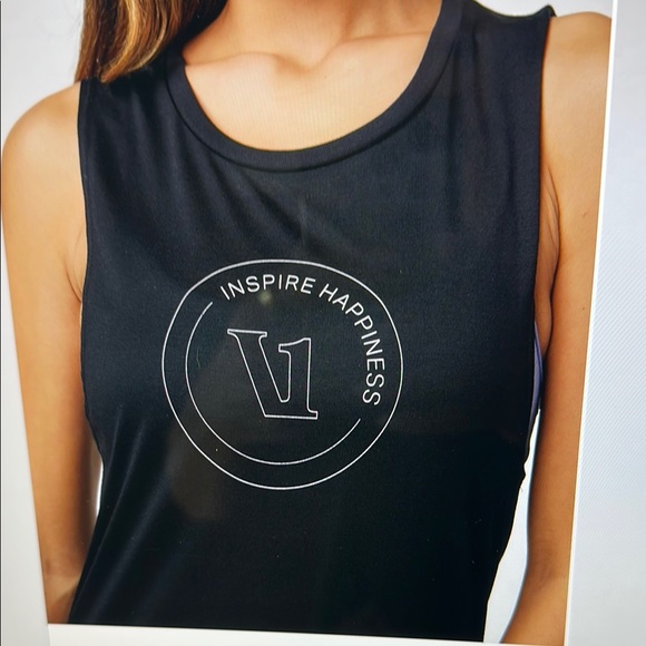 Vuori Inspire Happiness Tank, S, black - Picture 7 of 7